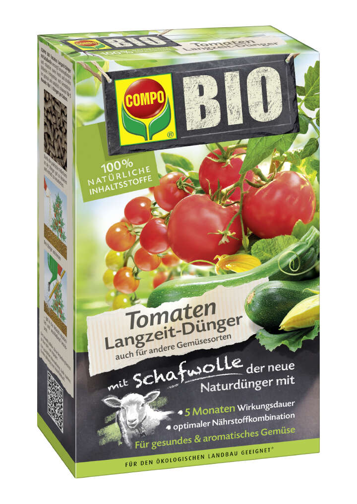 COMPO BIO Tomaten Langzeit-Dünger mit Schafwolle